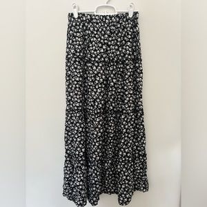floral maxi skirt